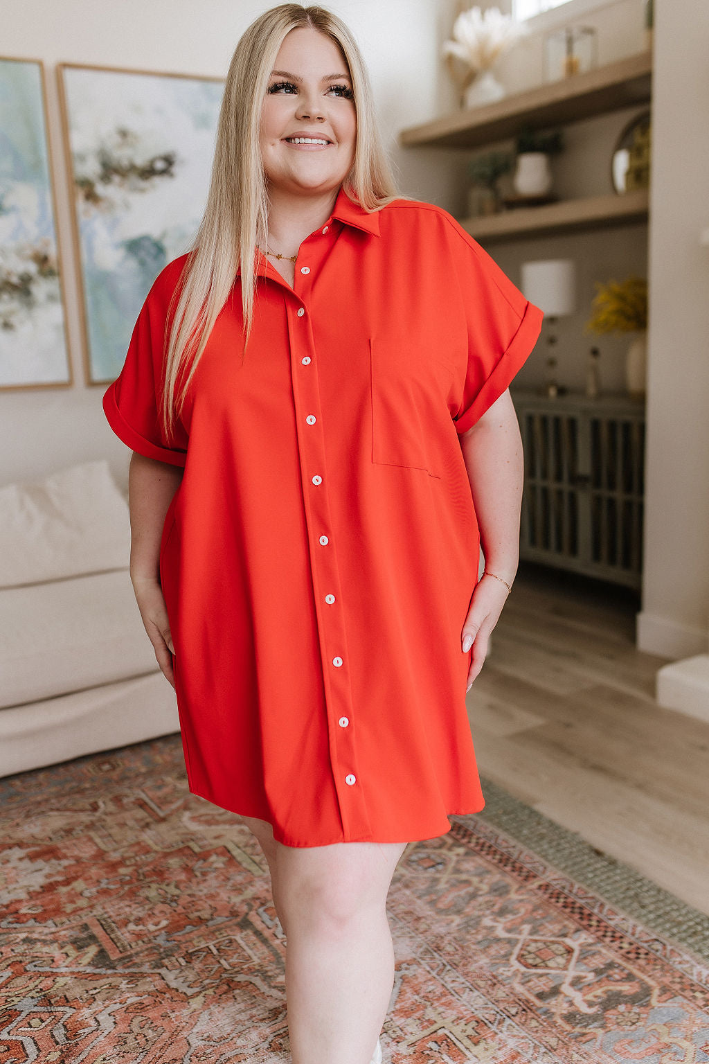 Tell Me About It Shirt Dress - WEBSITE EXCLUSIVE