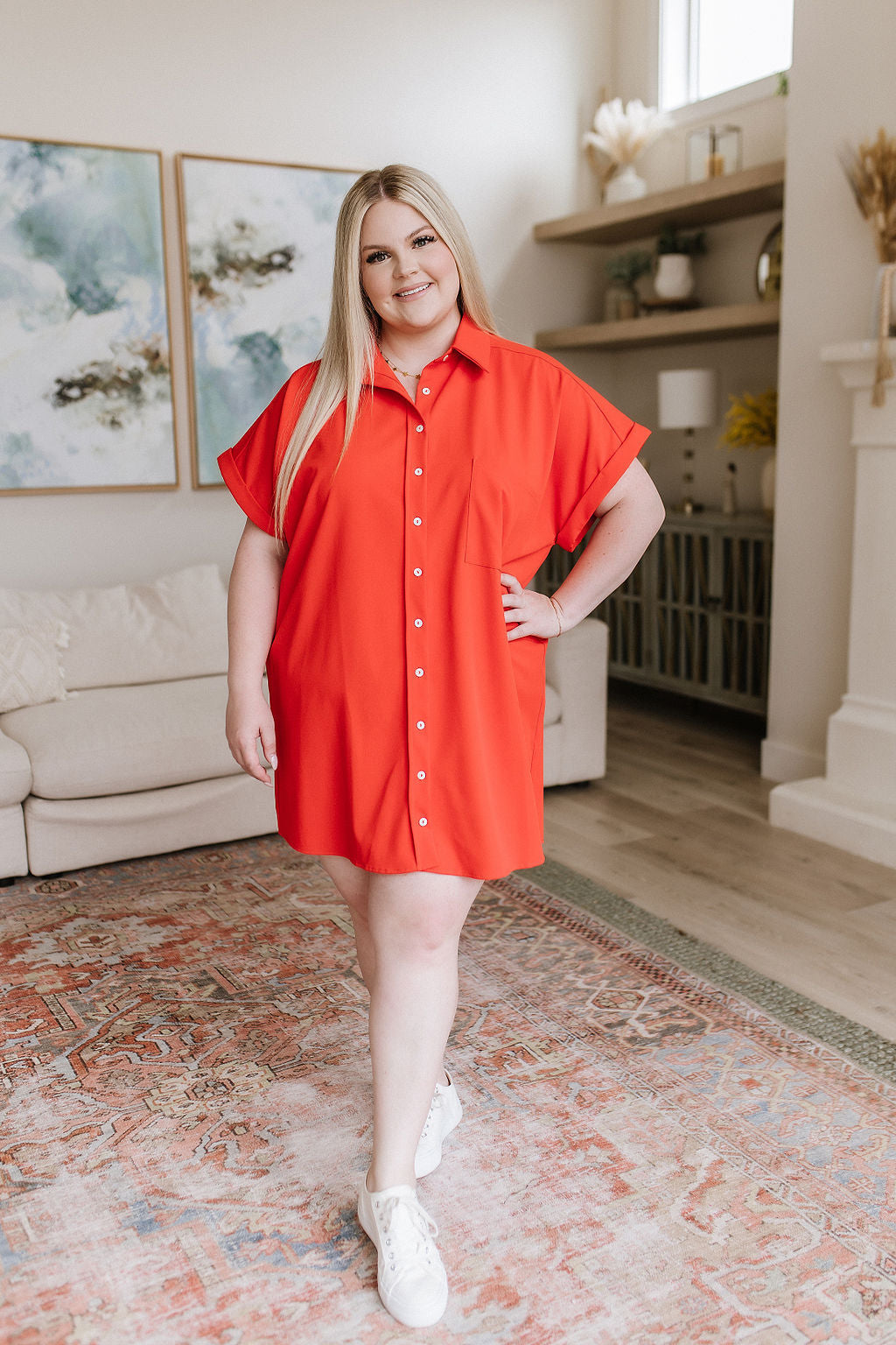 Tell Me About It Shirt Dress - WEBSITE EXCLUSIVE