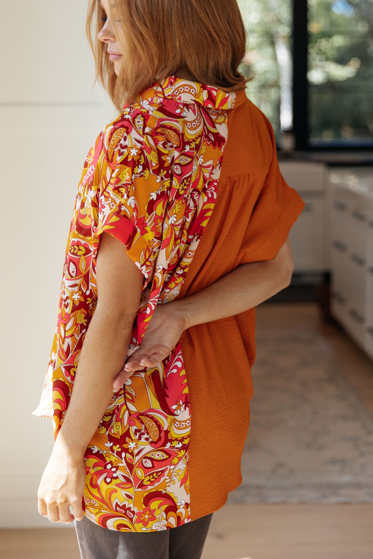 Two Sides To The Story Blouse - WEBSITE EXCLUSIVE