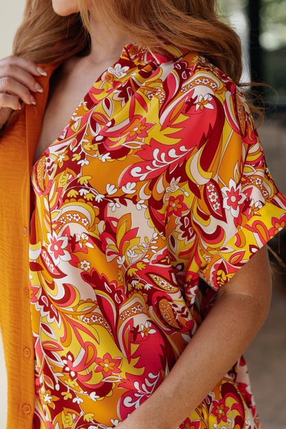 Two Sides To The Story Blouse - WEBSITE EXCLUSIVE