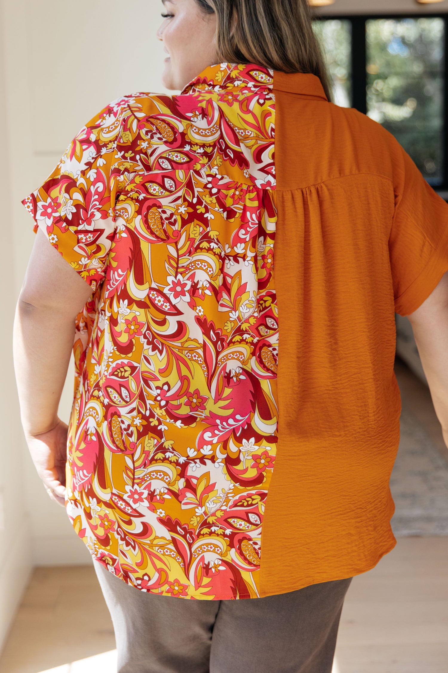 Two Sides To The Story Blouse - WEBSITE EXCLUSIVE