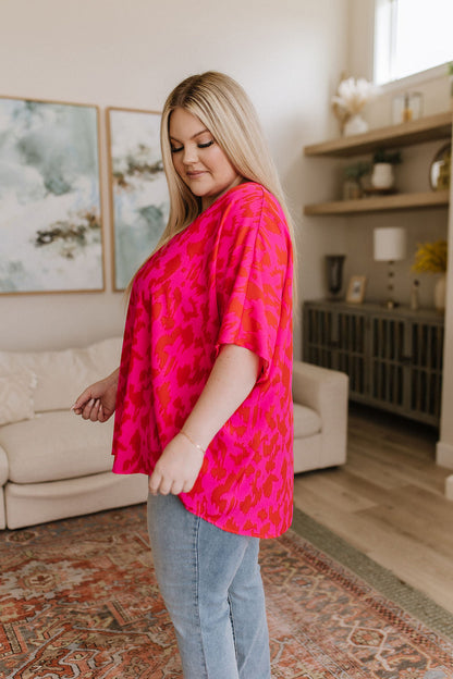 Unforgettable V-Neck Animal Print Blouse - WEBSITE EXCLUSIVE