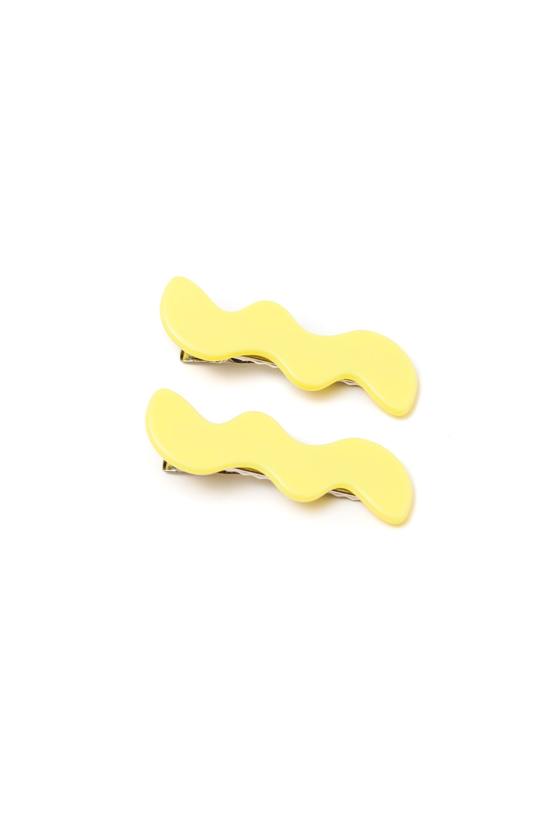 Wavy Clip Set in Yellow - Website Exclusive