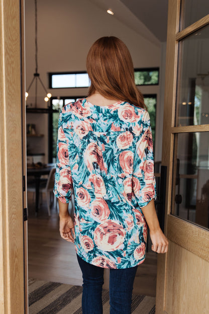 Whisked Away Floral Top - WEBSITE EXCLUSIVE