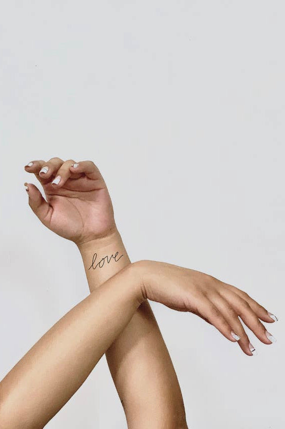 Words For A Season Temporary Tattoo - WEBSITE EXCLUSIVE