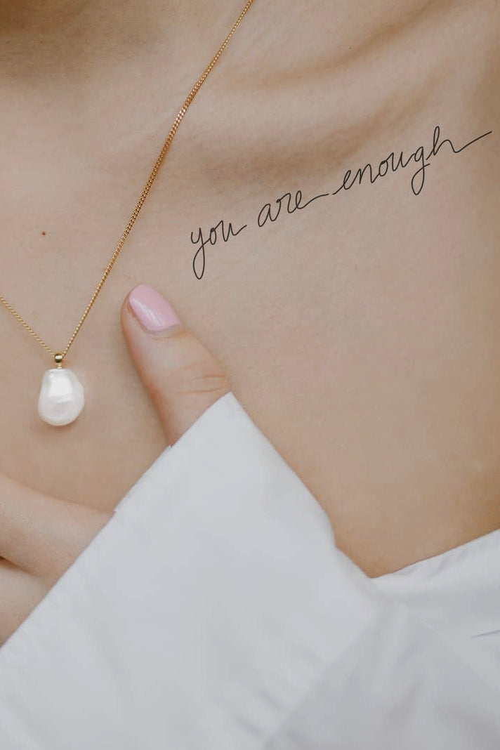 Words For A Season Temporary Tattoo - WEBSITE EXCLUSIVE