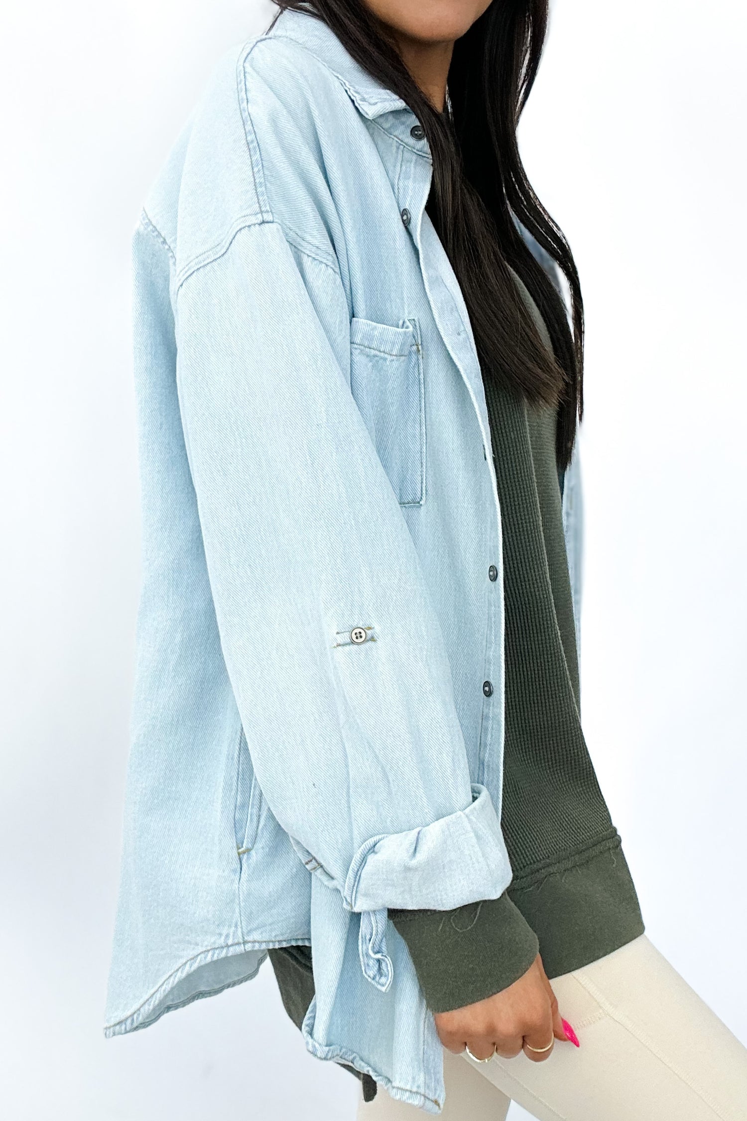 GRANT OVERSIZED DENIM SHIRT BY RISEN