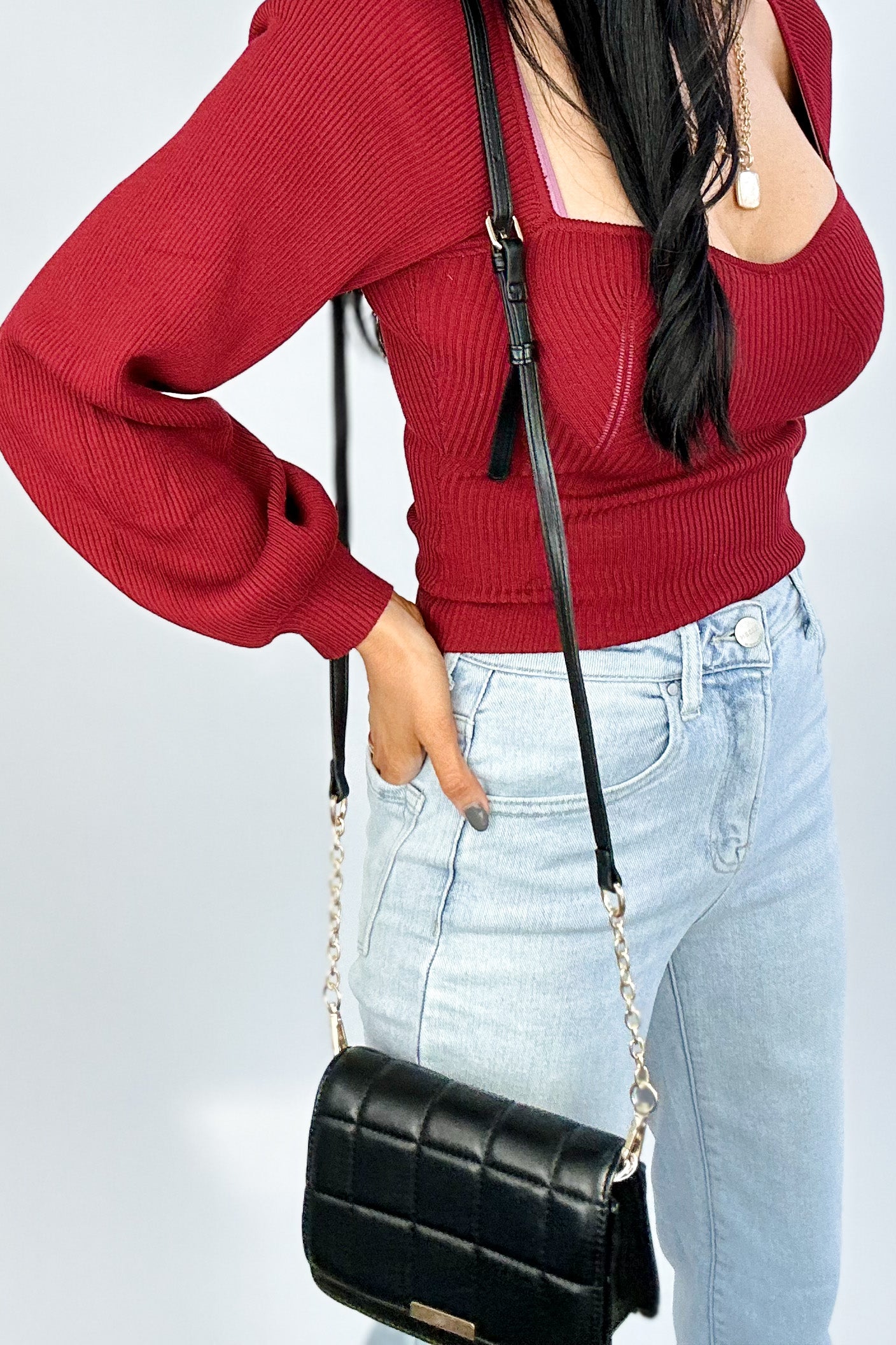 WEEKEND READY DRESS TOP - FINAL SALE