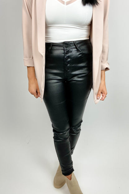 MERRICK FAUX LEATHER PANTS BY KANCAN - FINAL SALE