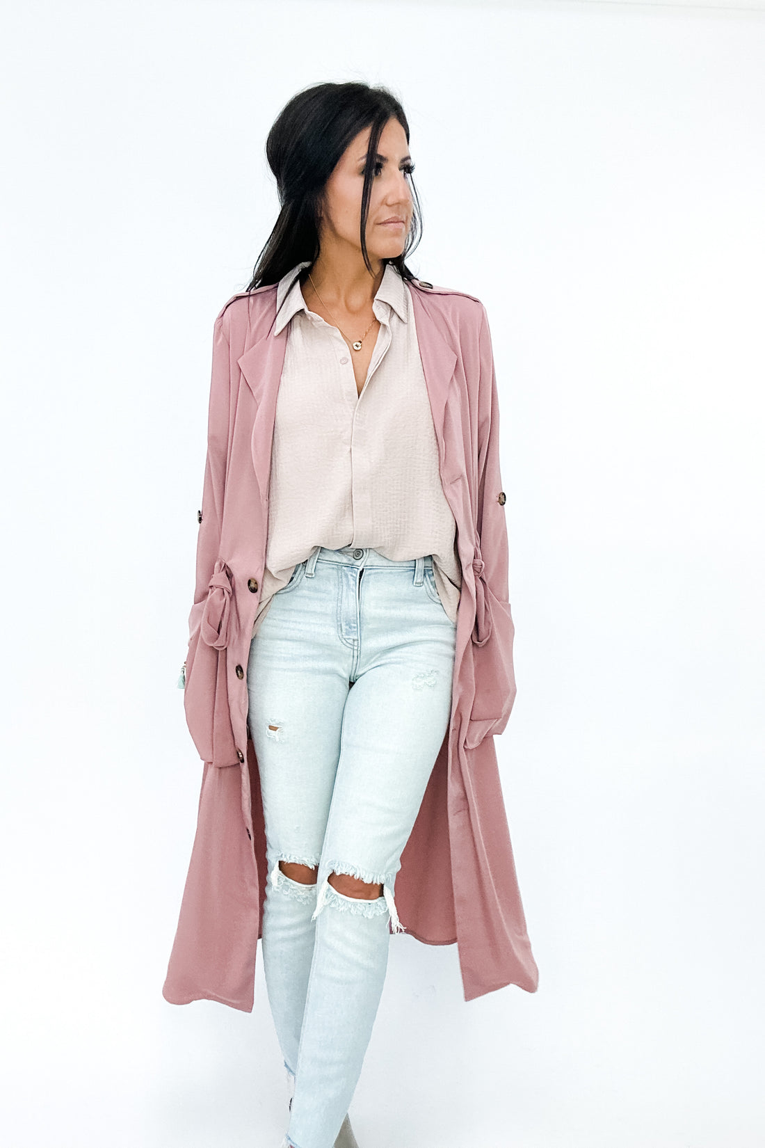 First Day Of Spring Jacket in Dusty Mauve- Website Exclusive