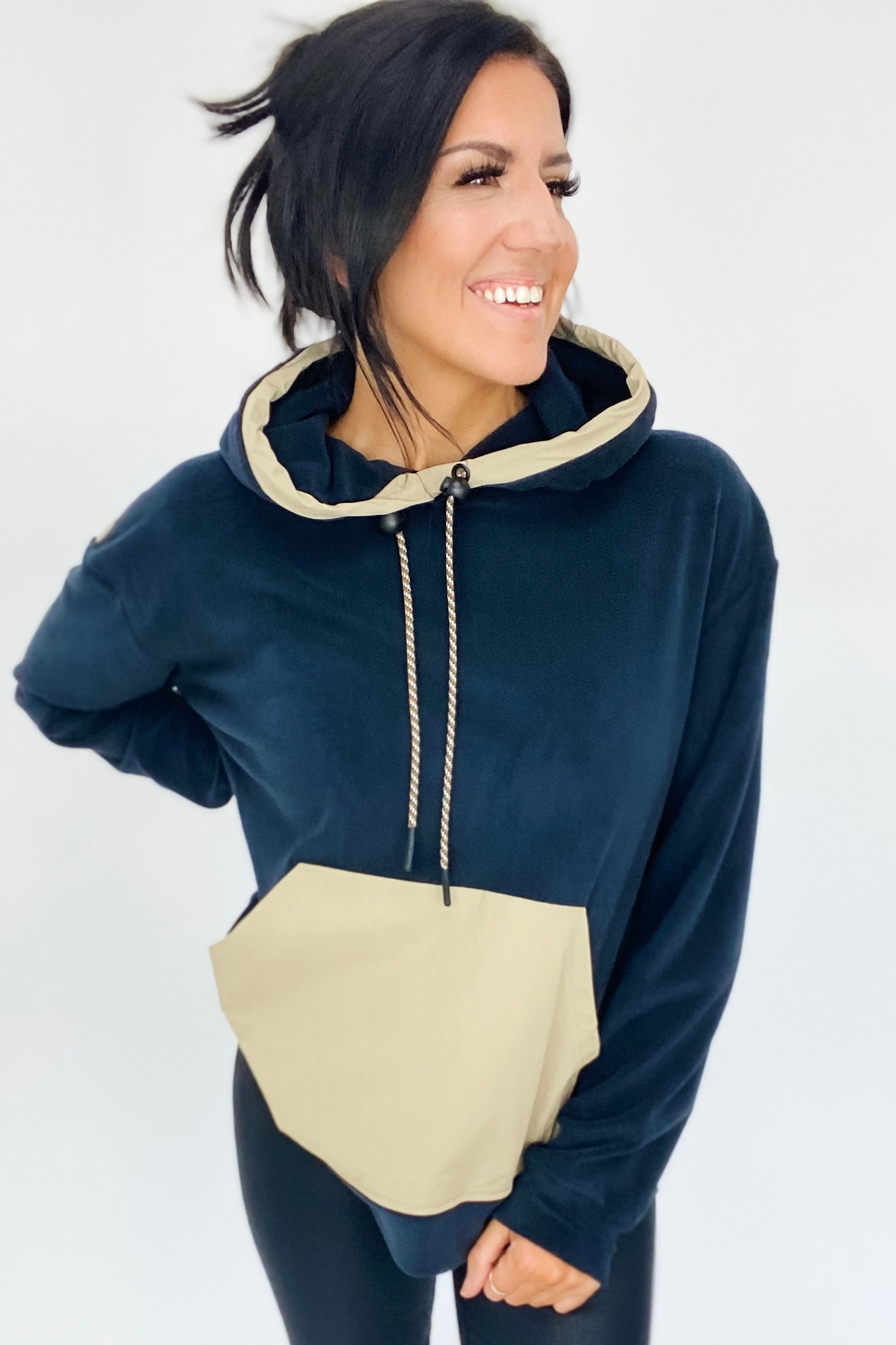 ONE CHANCE SUPER SOFT CONTRAST HOODIE - FINAL SALE