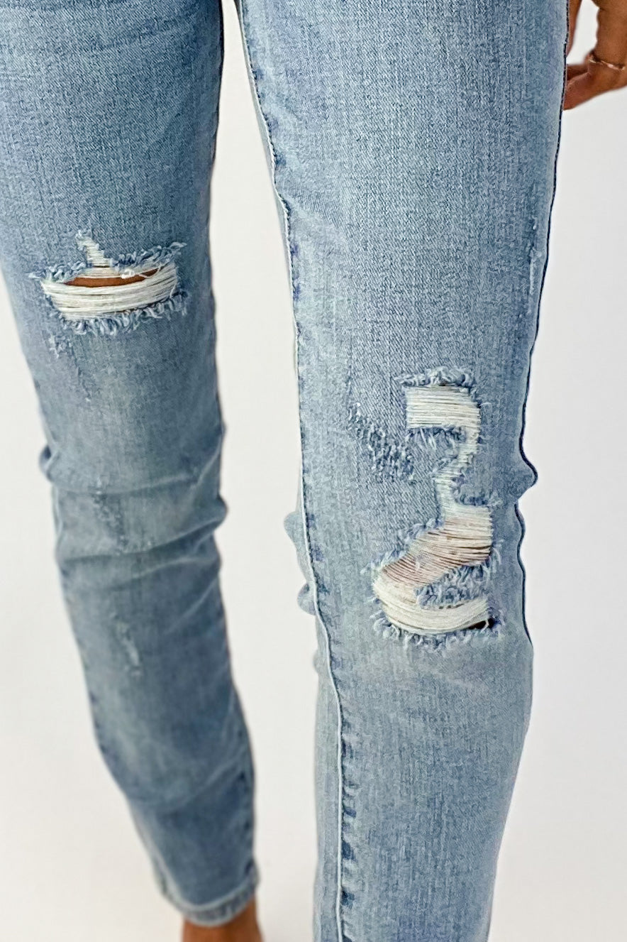 EVERLY HIGH RISE SKINNY JEANS BY JUDY BLUE- FINAL SALE
