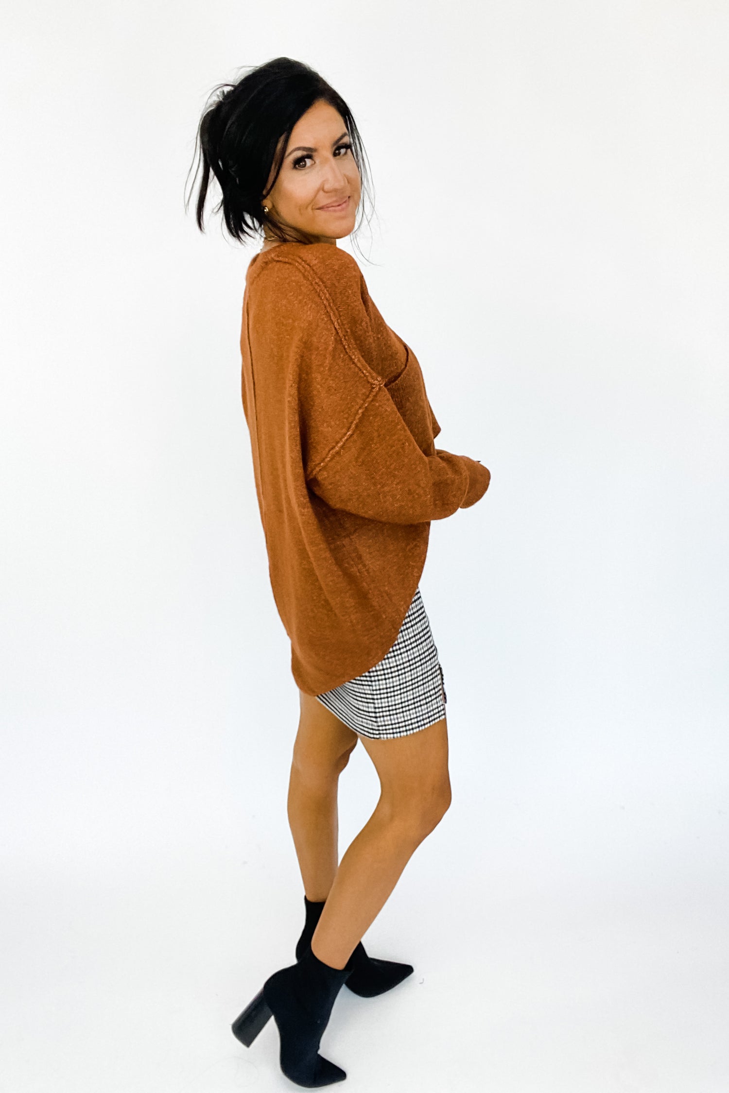 YORK PLAID PENCIL SKIRT - FINAL SALE