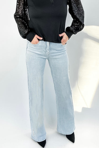 MILEY HIGH-RISE WIDE LEG JEANS BY RISEN