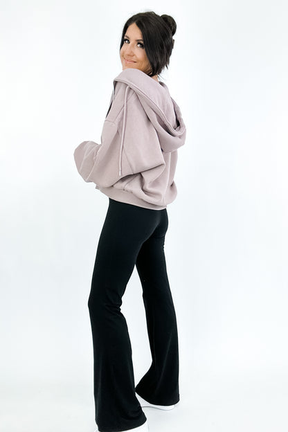 DAZED OVERSIZED LOUNGE HOODIE IN ROSY BROWN