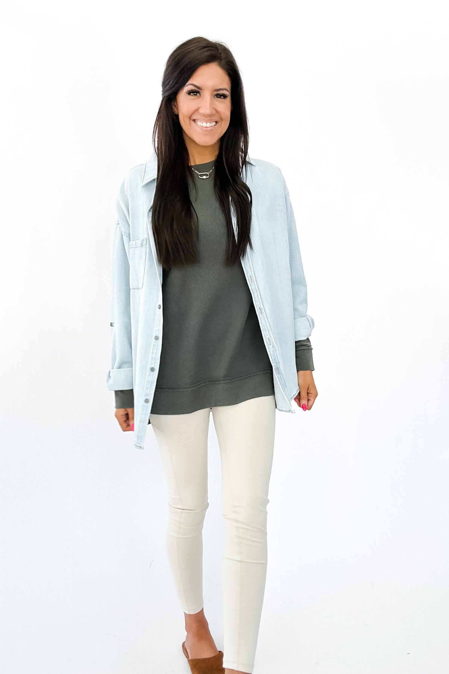 GRANT OVERSIZED DENIM SHIRT BY RISEN