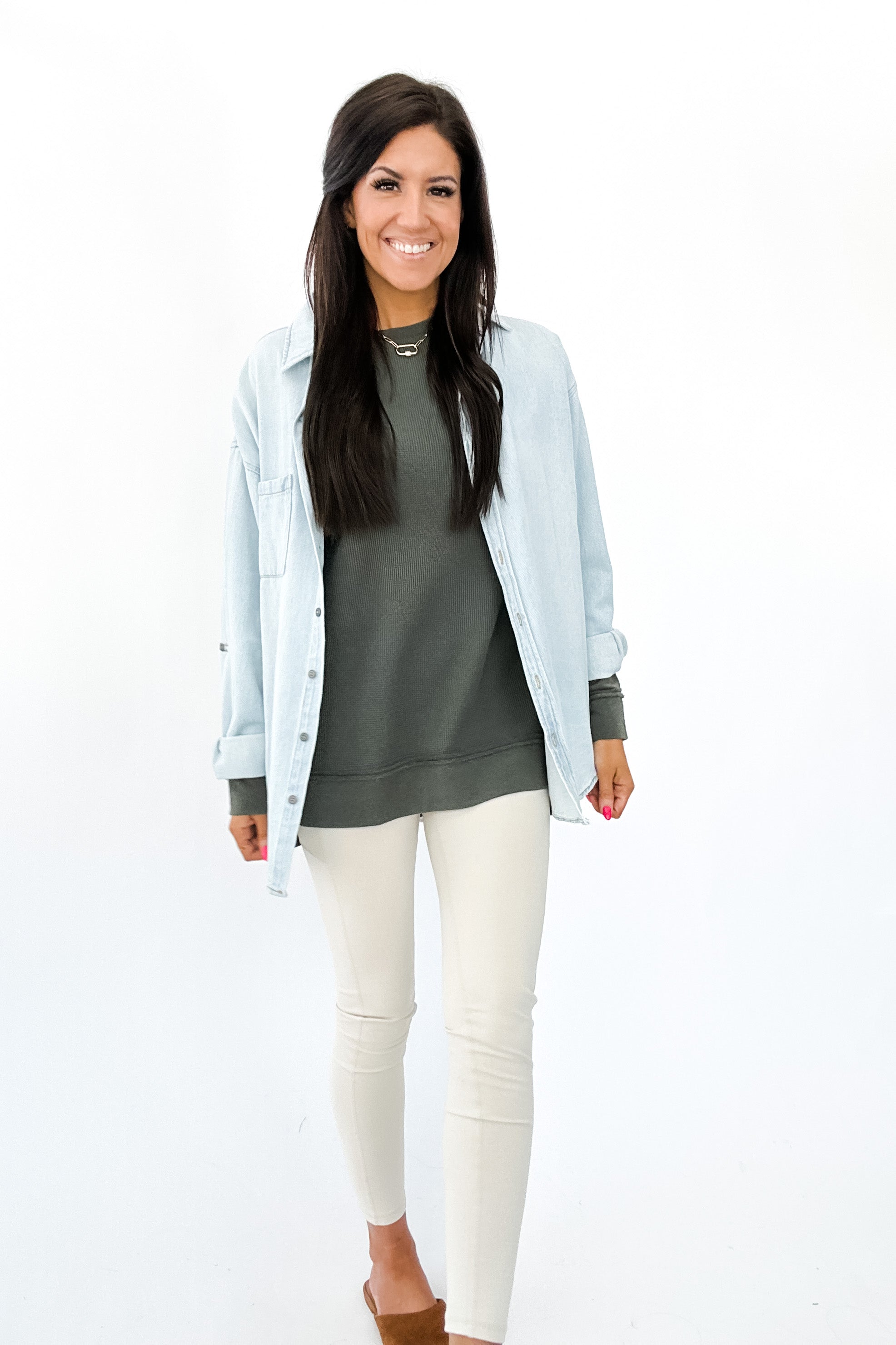 GRANT OVERSIZED DENIM SHIRT BY RISEN