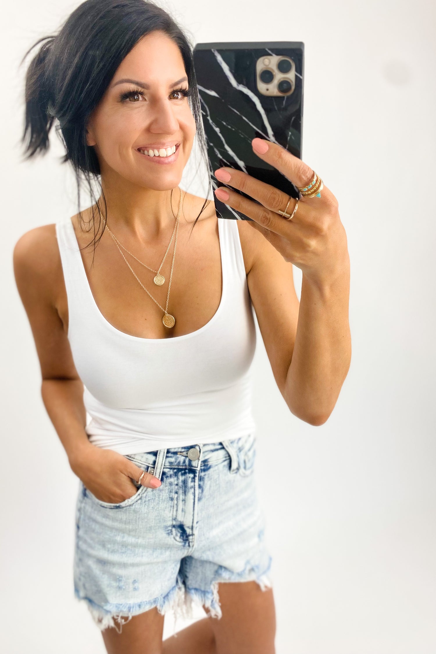 ADORE YOU TANK IN WHITE - FINAL SALE