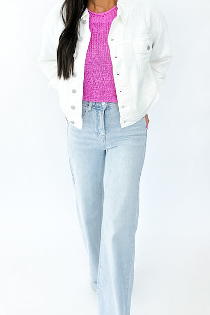 Brighter Days Boyfriend Fit Denim Jacket - WEBSITE EXCLUSIVE