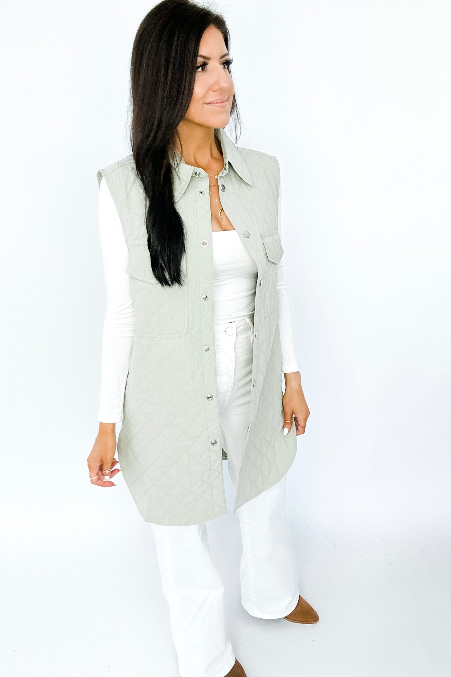 MILEY WIDE LEG WHITE DENIM BY RISEN - FINAL SALE
