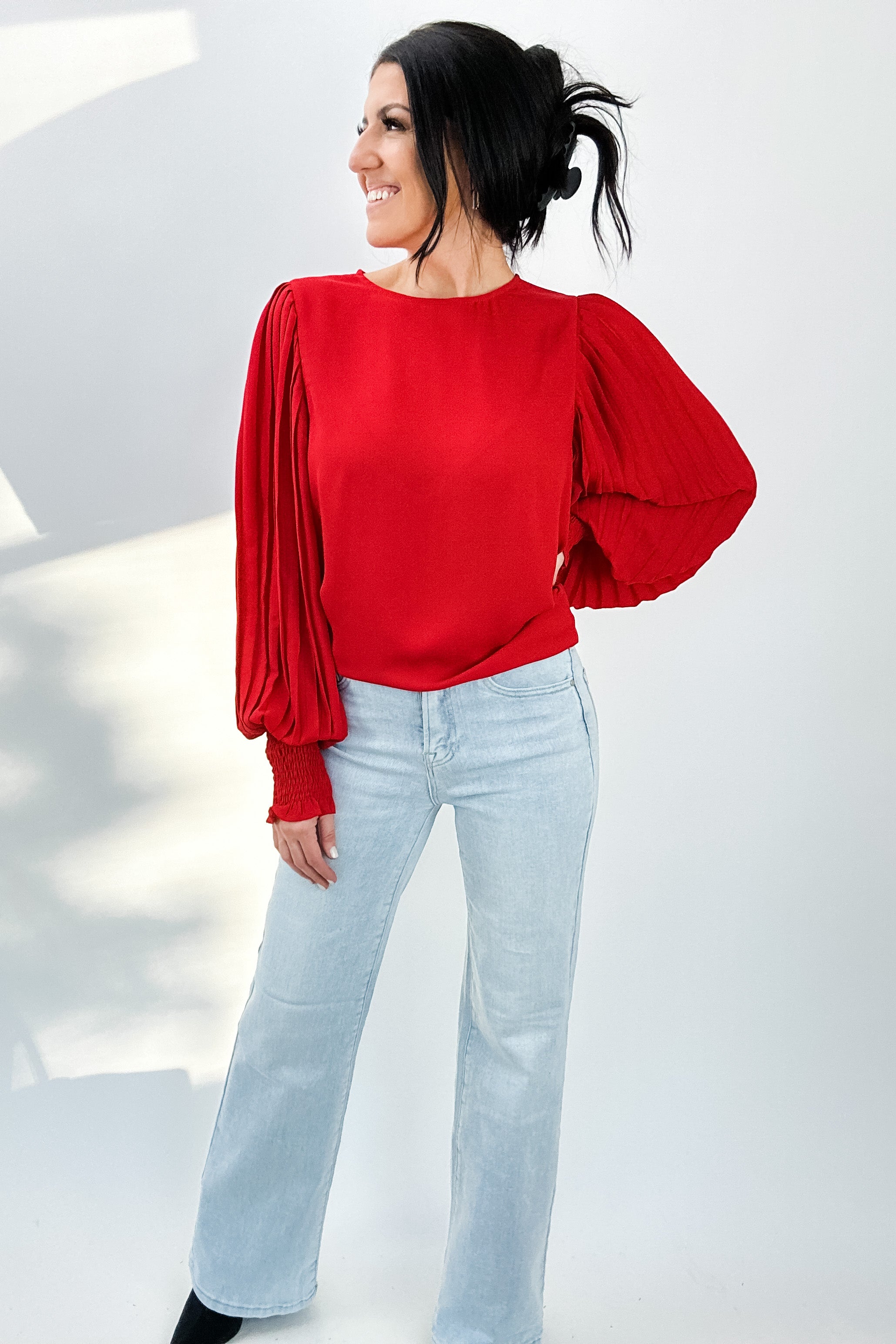 MILEY HIGH-RISE WIDE LEG JEANS BY RISEN