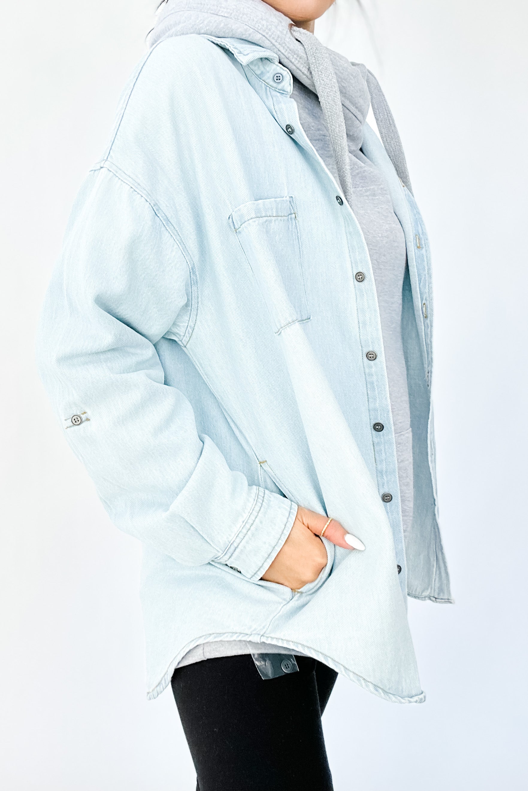GRANT OVERSIZED DENIM SHIRT BY RISEN