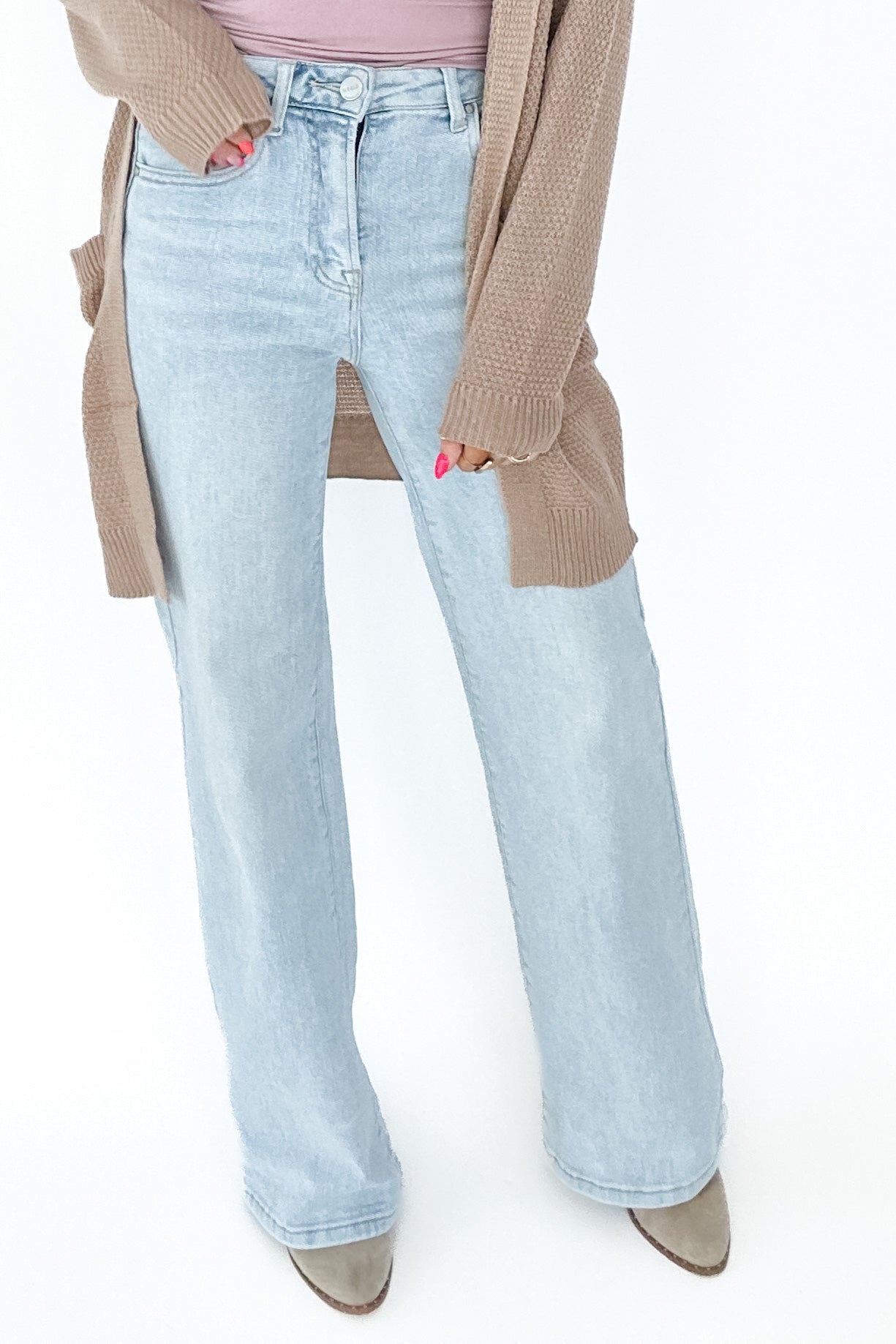MILEY HIGH-RISE WIDE LEG JEANS BY RISEN