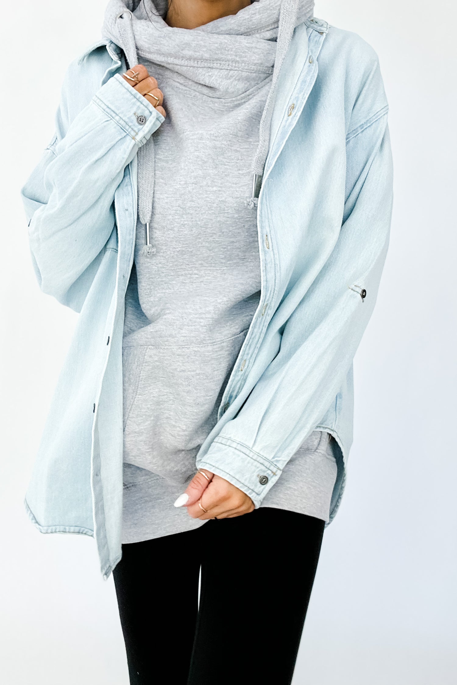 GRANT OVERSIZED DENIM SHIRT BY RISEN