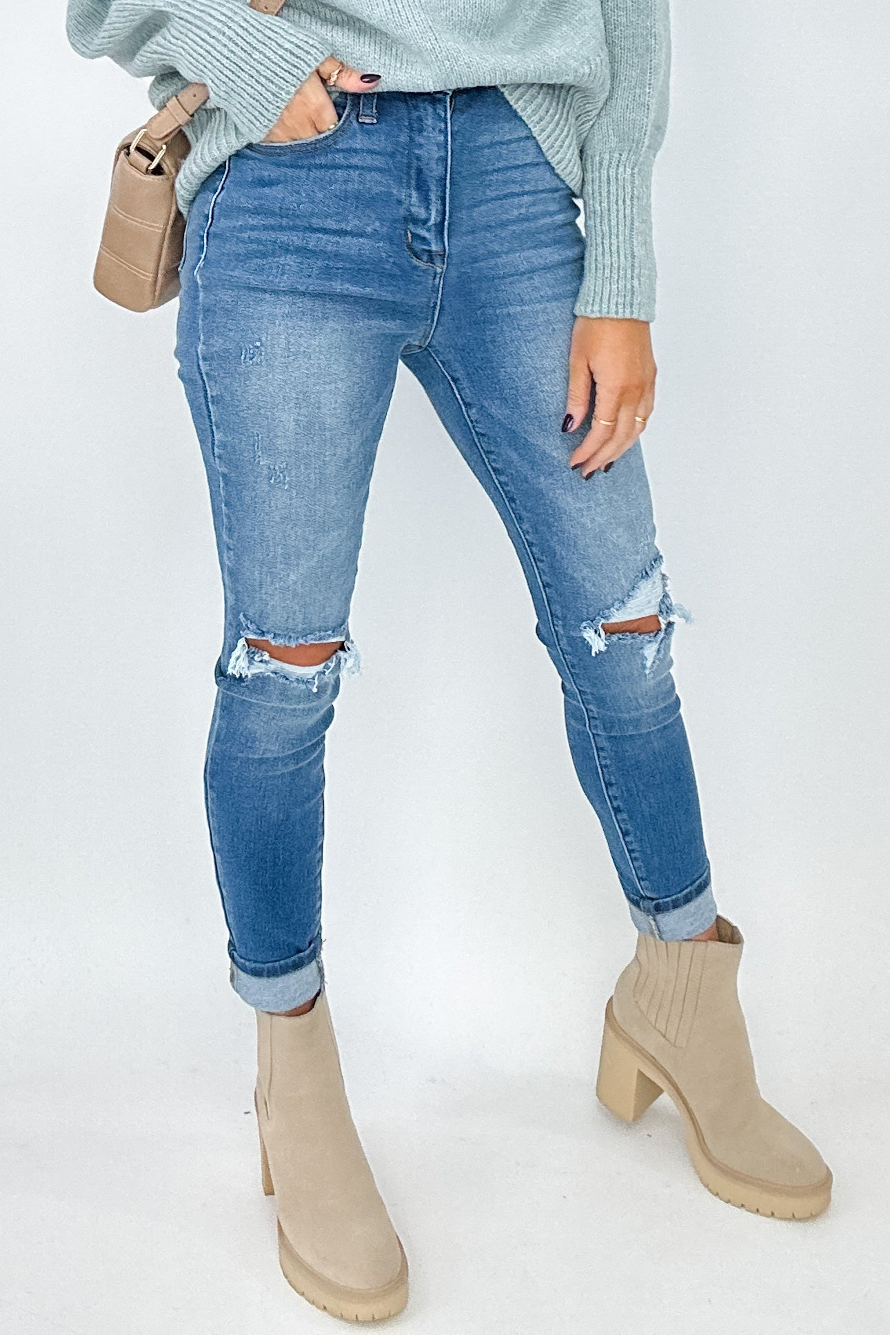ZARA HIGH RISE ANKLE SKINNY BY CELLO
