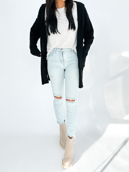 CLARA LIGHT WASH SKINNY JEANS BY EUNINA - FINAL SALE