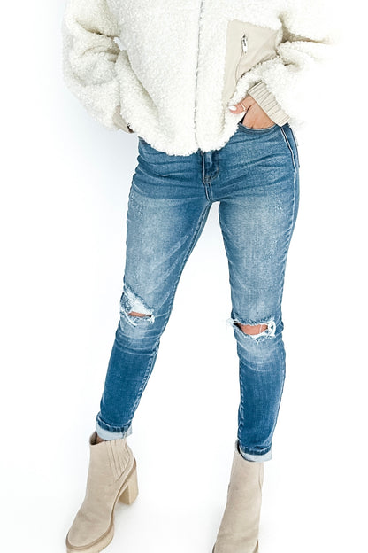 ZARA HIGH RISE ANKLE SKINNY BY CELLO