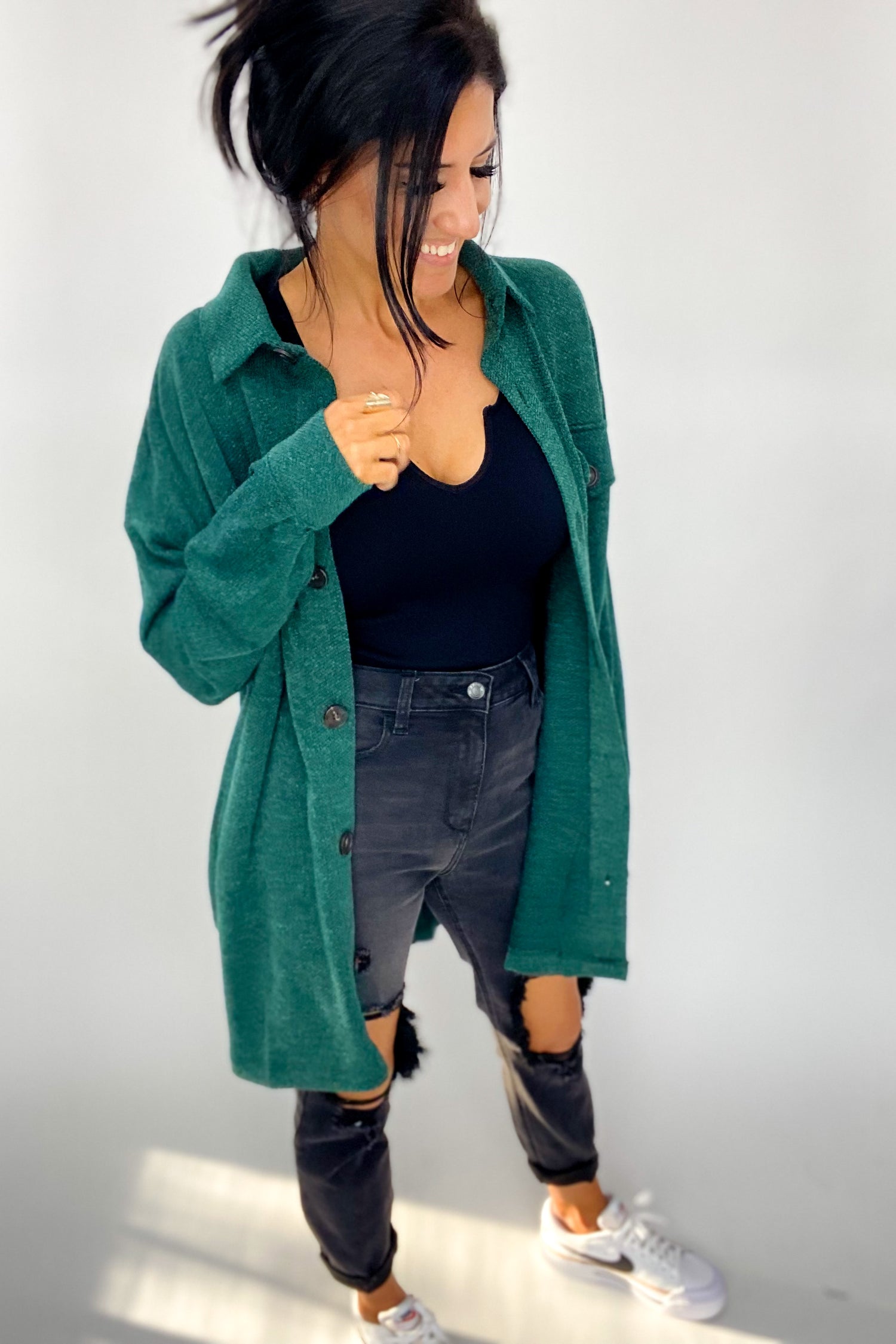 SAINT HIGH RISE CUT OUT MOM SKINNY BY CELLO - FINAL SALE
