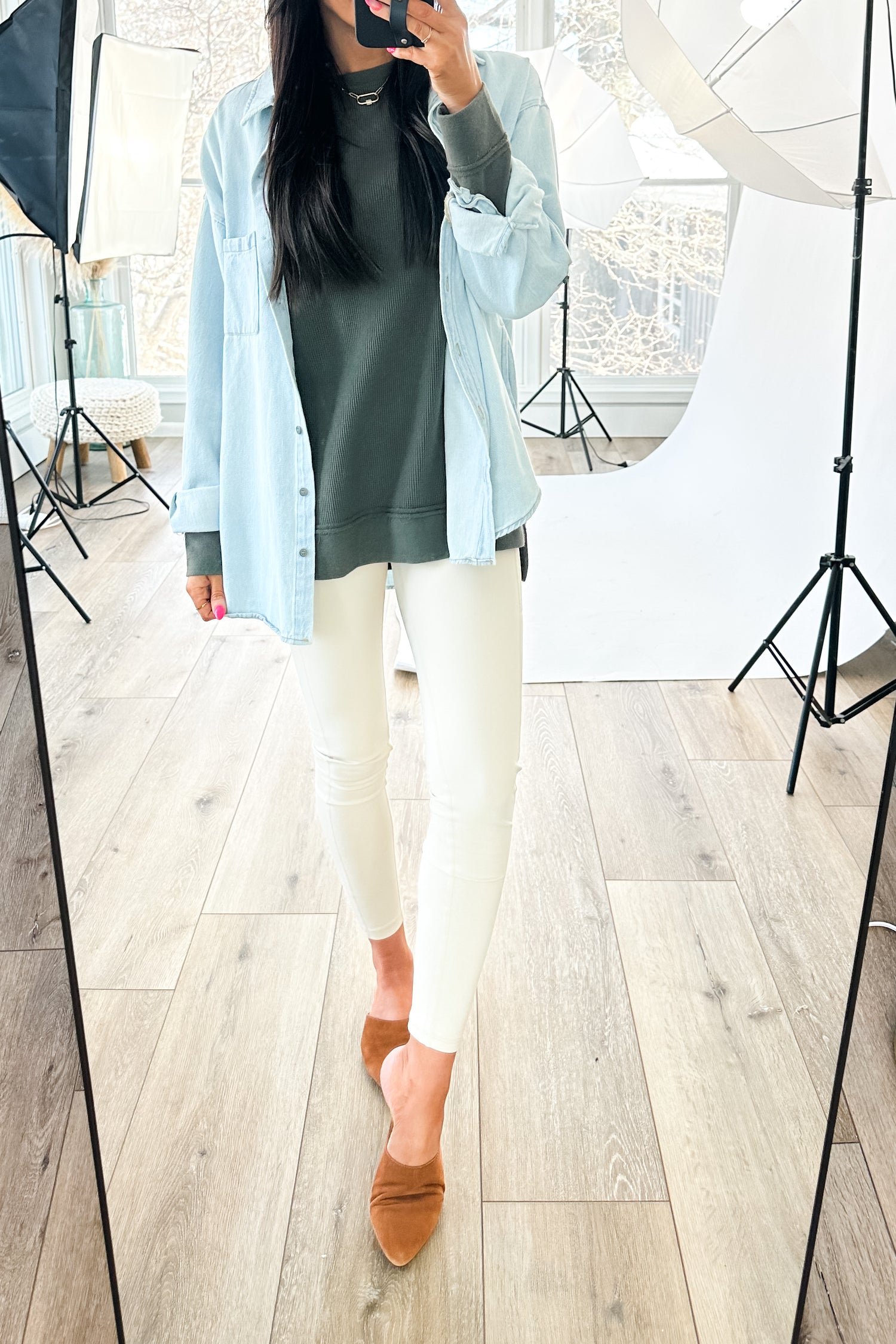 GRANT OVERSIZED DENIM SHIRT BY RISEN