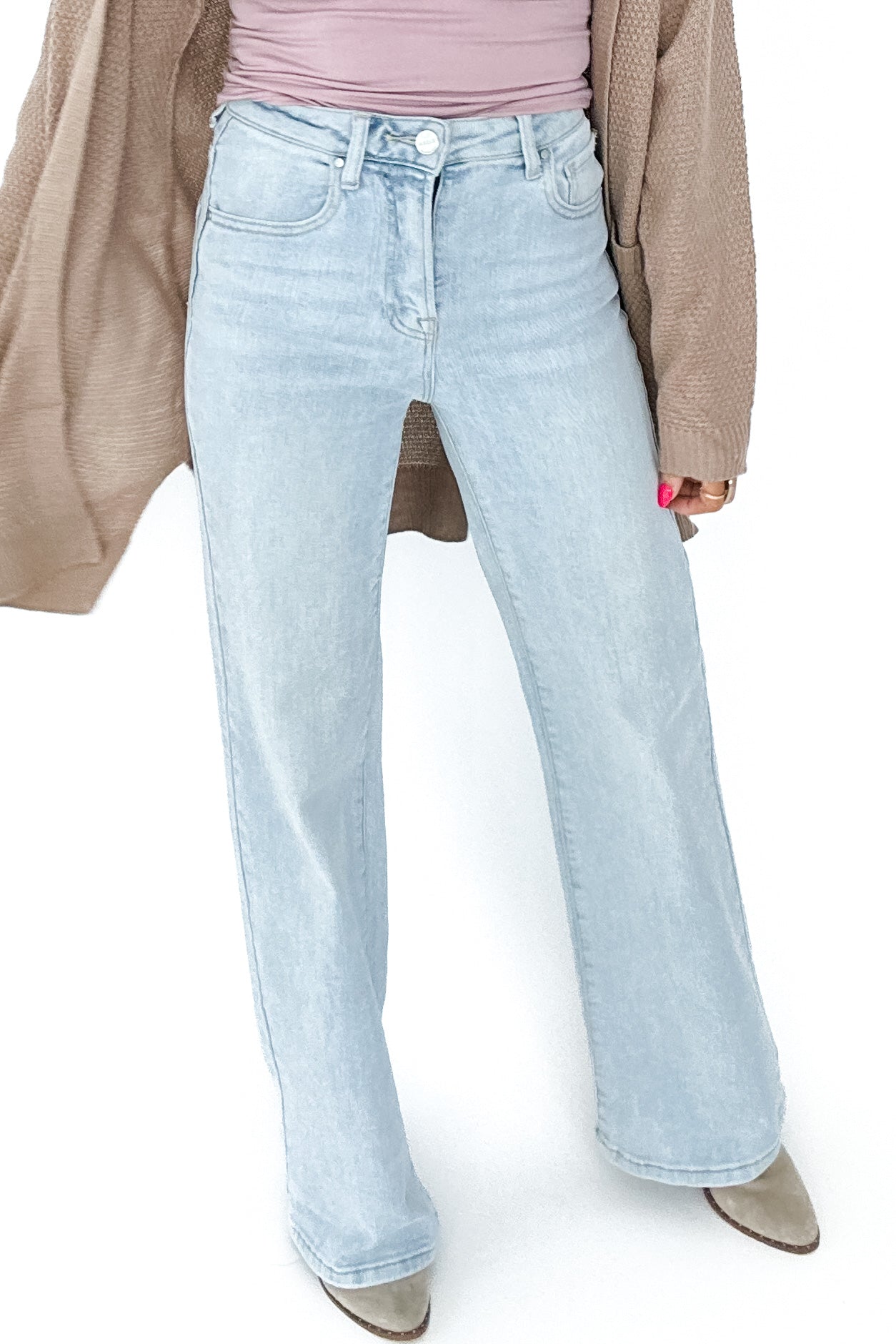 MILEY HIGH-RISE WIDE LEG JEANS BY RISEN