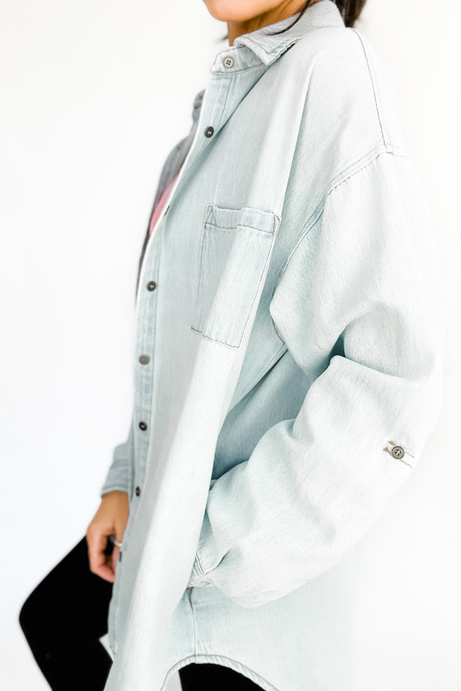 GRANT OVERSIZED DENIM SHIRT BY RISEN