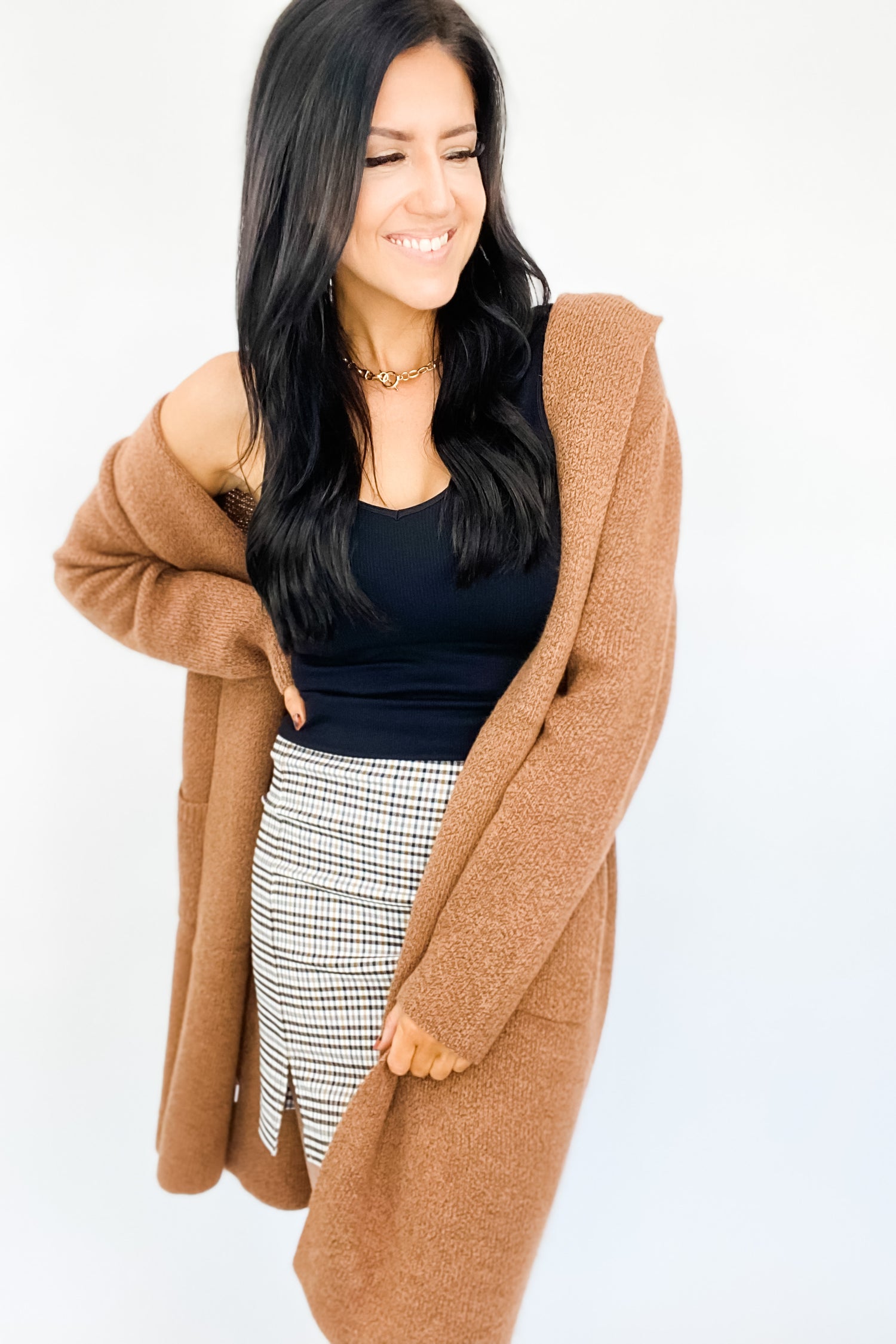 YORK PLAID PENCIL SKIRT - FINAL SALE