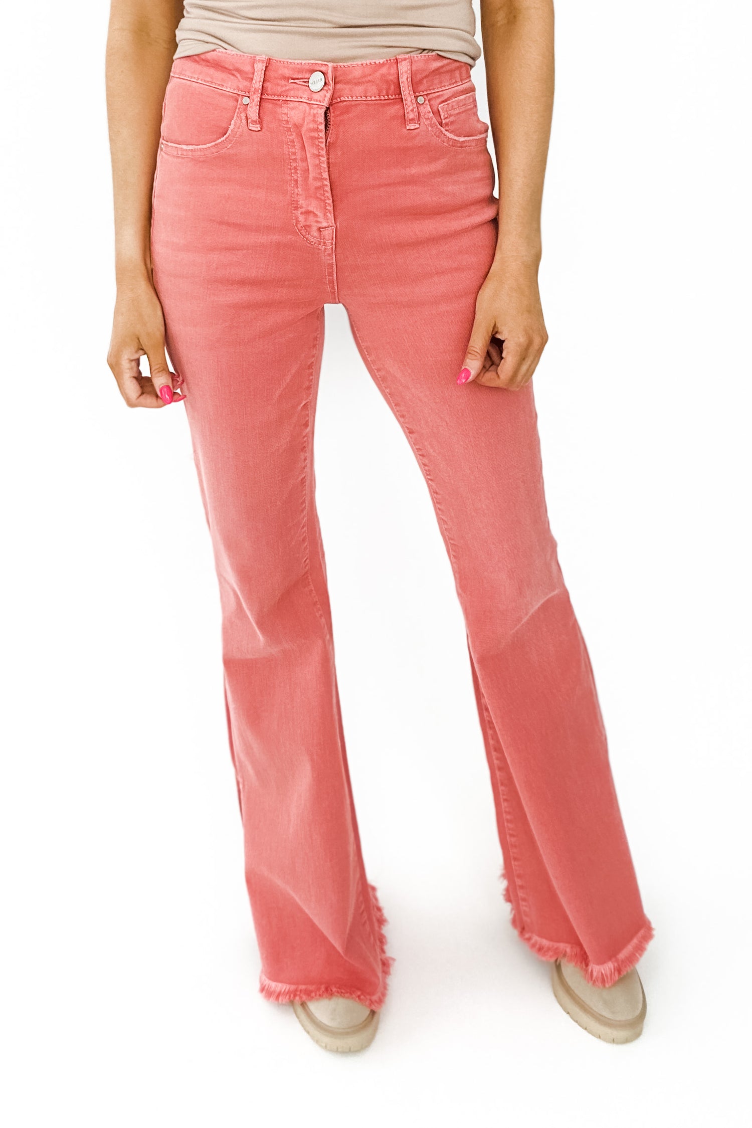 JUDD HIGH RISE FLARE JEANS BY RISEN