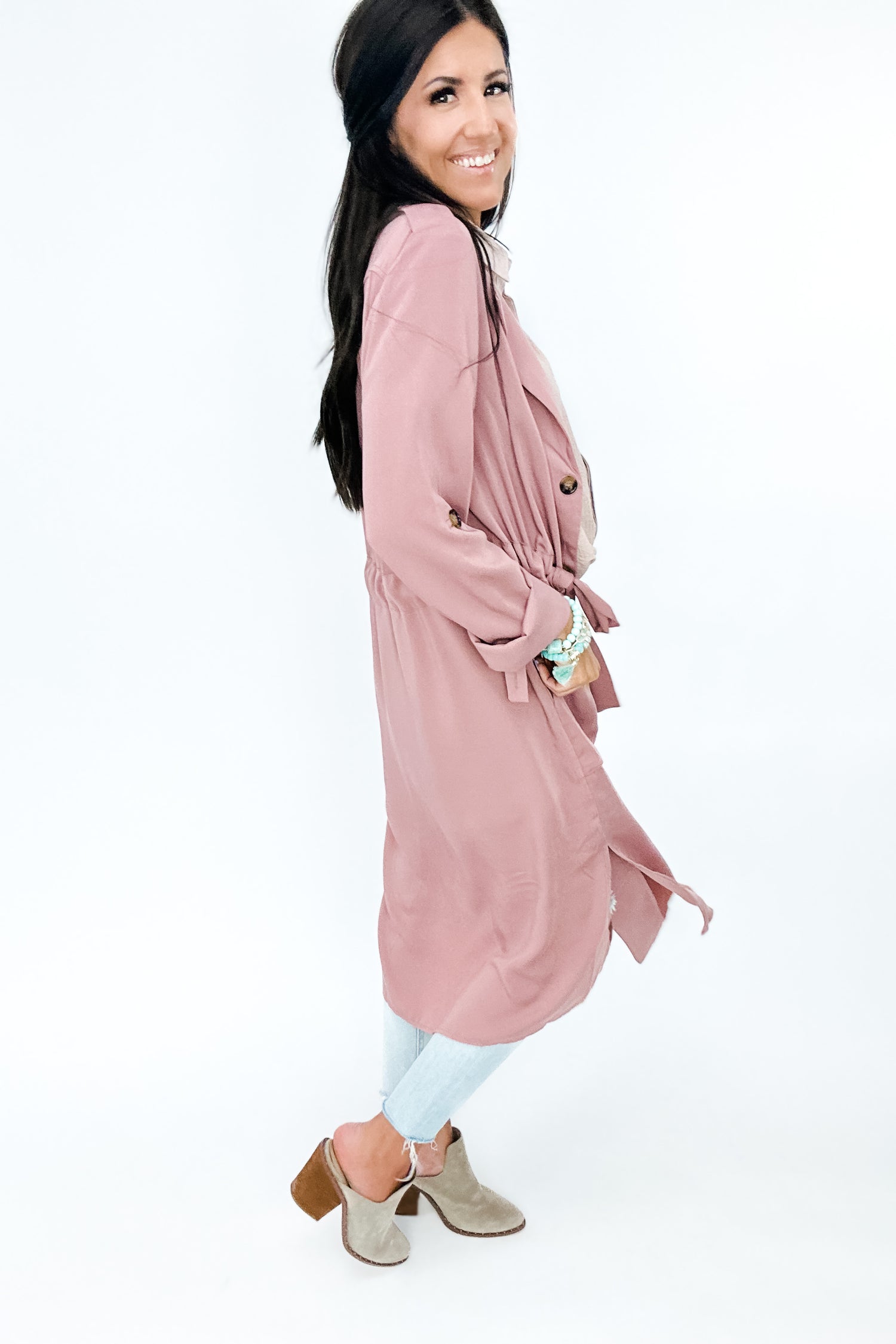 First Day Of Spring Jacket in Dusty Mauve- Website Exclusive