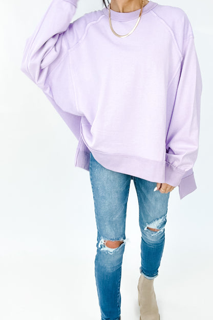 GO YOUR OWN WAY FRENCH TERRY SWEATSHIRT - FINAL SALE