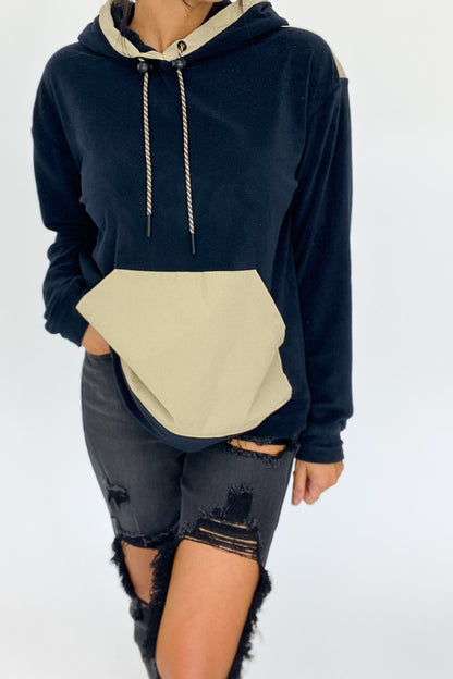 ONE CHANCE SUPER SOFT CONTRAST HOODIE - FINAL SALE