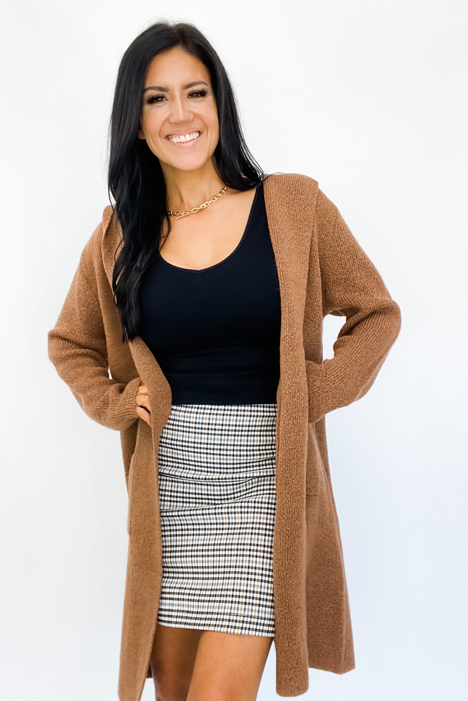 YORK PLAID PENCIL SKIRT - FINAL SALE