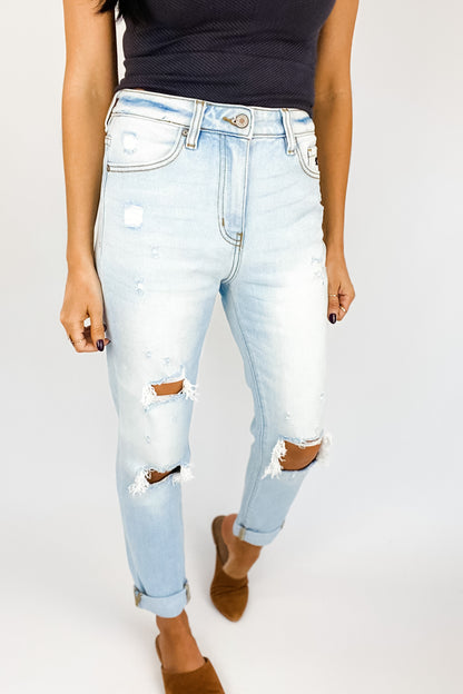 TARA HIGH RISE MOM JEANS BY KANCAN - FINAL SALE