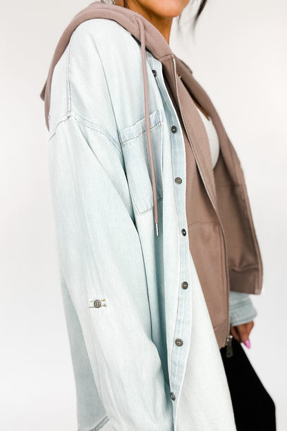 GRANT OVERSIZED DENIM SHIRT BY RISEN