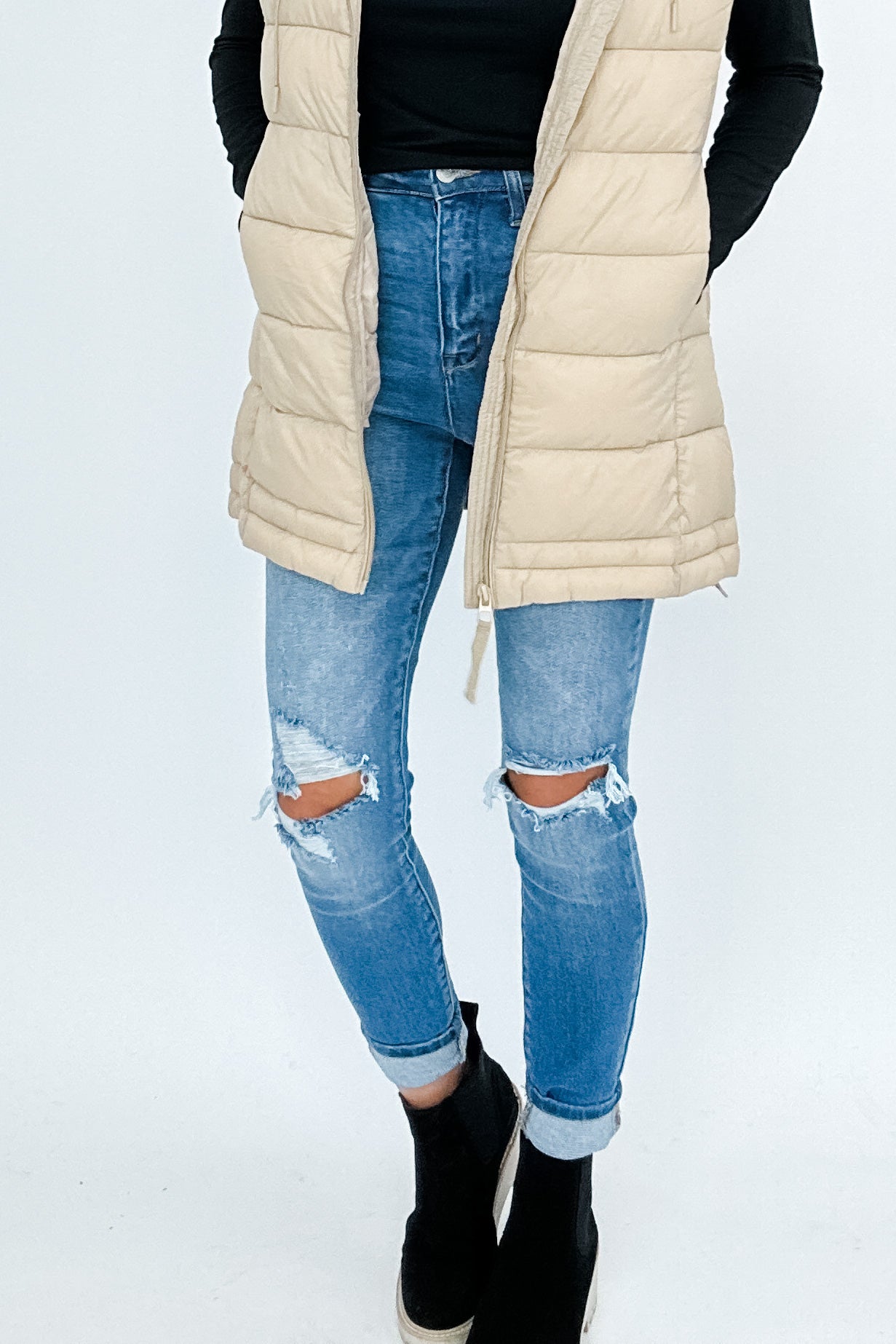 ZARA HIGH RISE ANKLE SKINNY BY CELLO