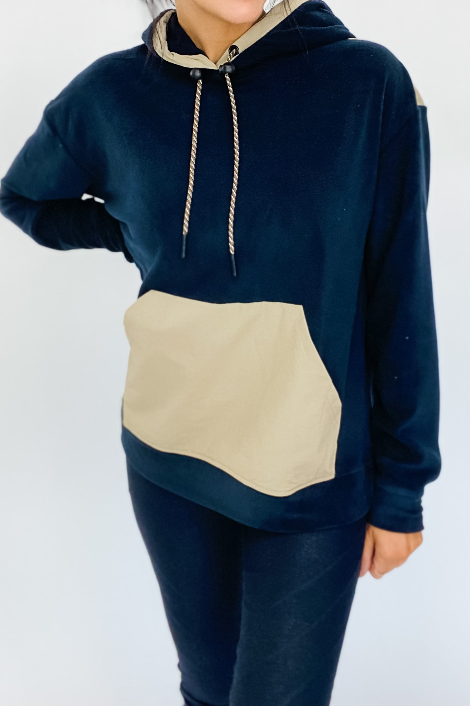 ONE CHANCE SUPER SOFT CONTRAST HOODIE - FINAL SALE